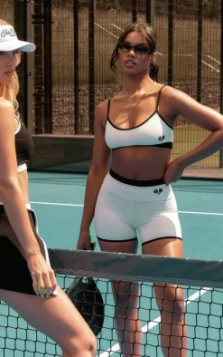 PLT SPORT Cream Sculpt Booty Shorts