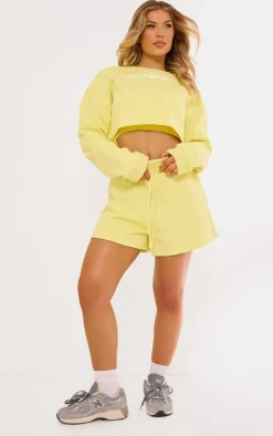 PLT SPORT Lemon Toggle Waist Shorts