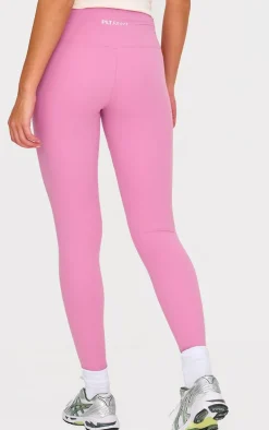 PLT SPORT Mauve Sculpt Wrap Waist Leggings