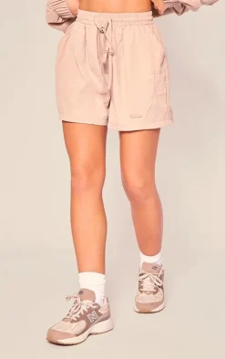 PLT SPORT Mocha Peached Runner Shorts