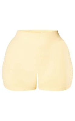 PLT SPORT Peach Plus Seamless Distressed Shorts