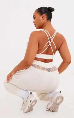 PLT SPORT Plus Bone Seamless Laser Cut Sports Bra