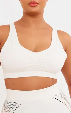 PLT SPORT Plus Bone Seamless Laser Cut Sports Bra