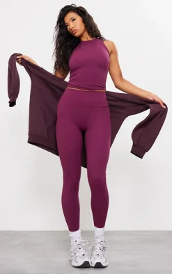 Plum Sculpt High Waist Gym Legging