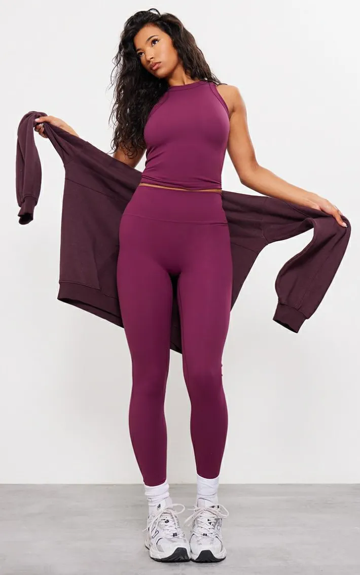 Plum Sculpt High Waist Gym Legging