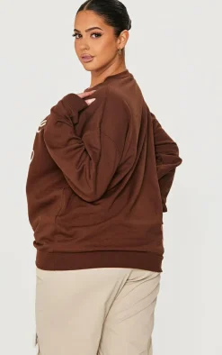 Plus Chocolate Coffee And Chaos Sweatshirt