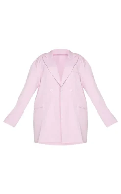 Plus Lilac Relaxed Oversized Blazer