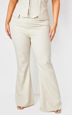 Plus Stone Wide Leg Pant