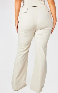 Plus Stone Wide Leg Pant