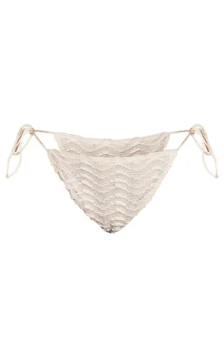 Plus White Crochet Bikini Bottoms