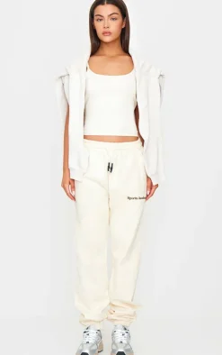 Premium Sand Sports Academy Puff Print Oversized Sweatpants