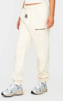Premium Sand Sports Academy Puff Print Oversized Sweatpants