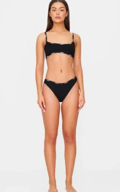 PRETTYLITTLETHING Black Jersey Panties