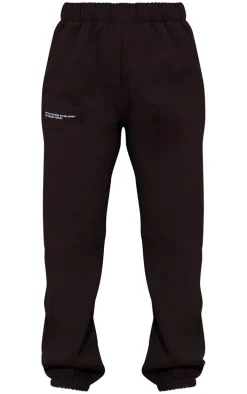 PRETTYLITTLETHING Chocolate Brown Est 2012 Sweatpant