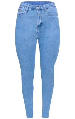 PRETTYLITTLETHING L30 Light Wash 5 Pocket Skinny Jeans