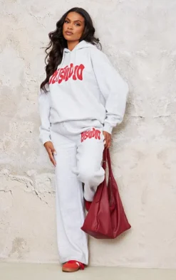 PRETTYLITTLETHING Maternity Grey Marl Plt Studio Hoodie