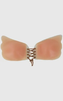 PRETTYLITTLETHING Nude Silicone Push Up Stick On Bra