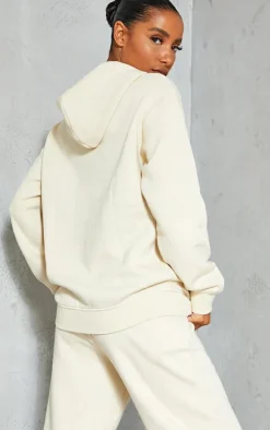 PRETTYLITTLETHING Oatmeal Sport Hoodie