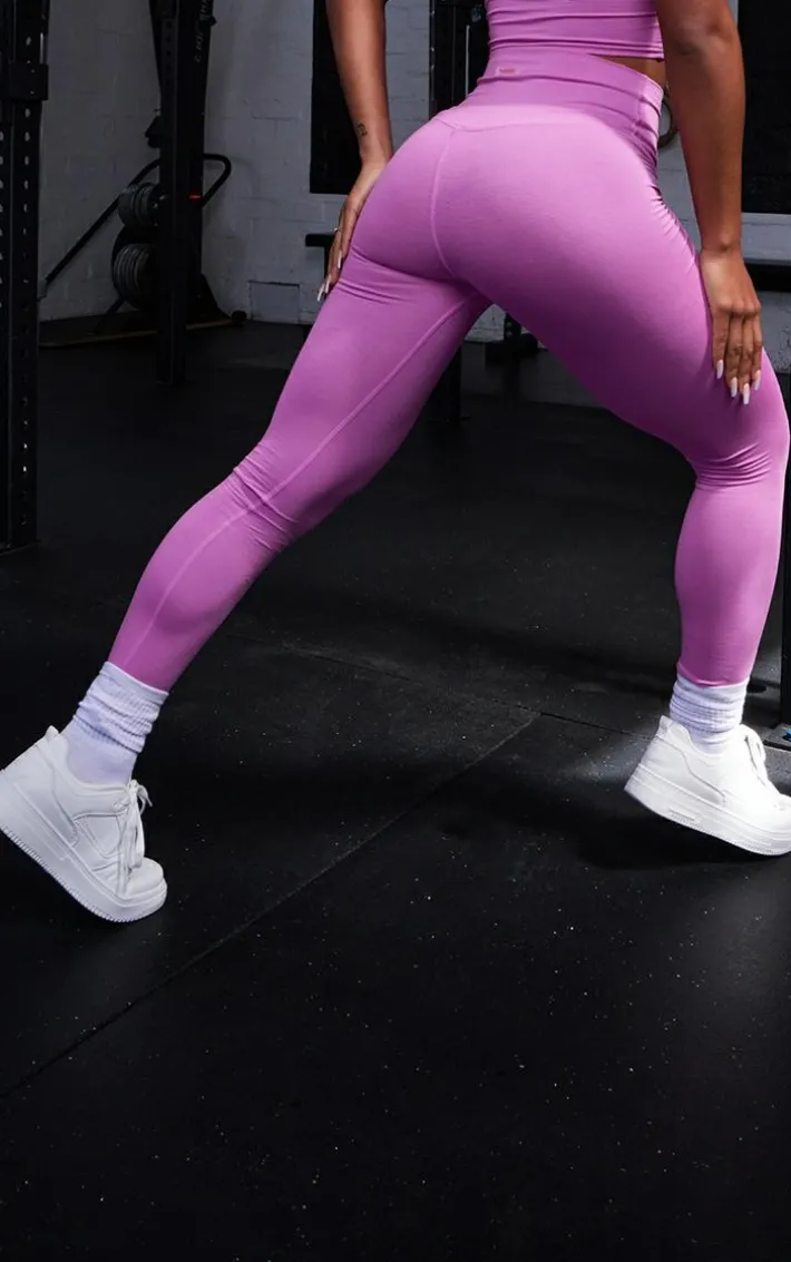 PRETTYLITTLETHING Pink Sport Sculpt Leggings