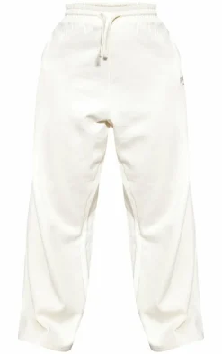 PRETTYLITTLETHING Plus Sand Printed Premium Wide Leg Sweatpants