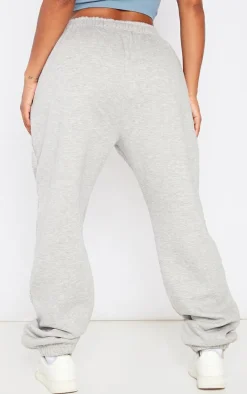 PRETTYLITTLETHING Shape Grey Pocket Detail High Waisted Sweatpants