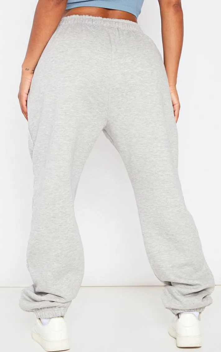 PRETTYLITTLETHING Shape Grey Pocket Detail High Waisted Sweatpants