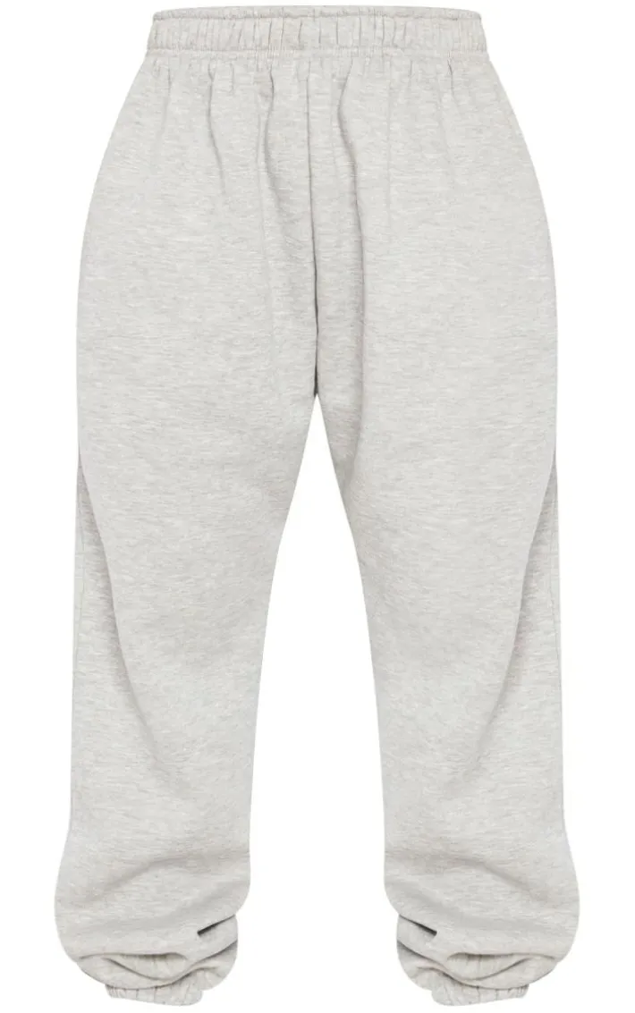 PRETTYLITTLETHING Shape Grey Pocket Detail High Waisted Sweatpants