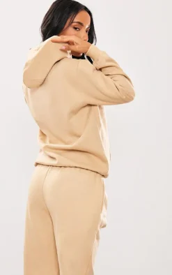 PRETTYLITTLETHING Stone Embroidered Graphic Hoodie