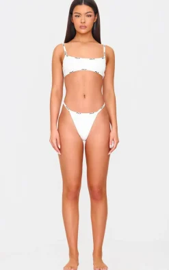 PRETTYLITTLETHING White Jersey G-String