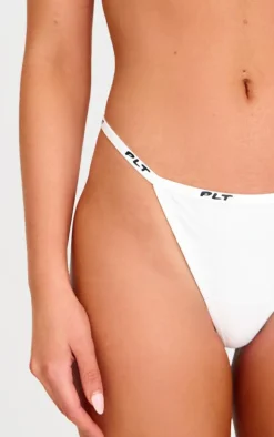PRETTYLITTLETHING White Jersey G-String