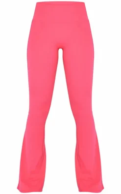 Raspberry Sculpt Flare Yoga Pants