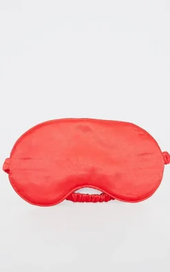 Red Satin Eye Mask