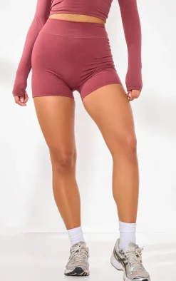 Red Snatched Sculpt Hotpants