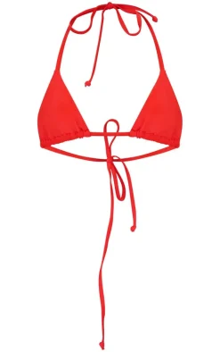 Red Triangle Mix & Match Bikini Top
