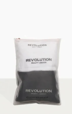 Revolution Haircare 2pk Microfibre Hair Wrap Black/White
