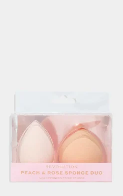 Revolution Peach and Petal Blending Sponge Duo