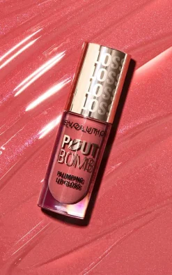Revolution Pout Bomb Plumping Gloss Wild Mauve Pink