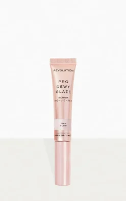 Revolution Pro Dewy Glaze Serum Highlighter Pink Glow
