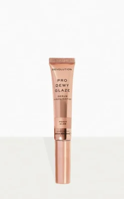 Revolution Pro Dewy Glaze Serum Highlighter Peach Glow