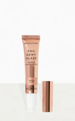 Revolution Pro Dewy Glaze Serum Highlighter Peach Glow