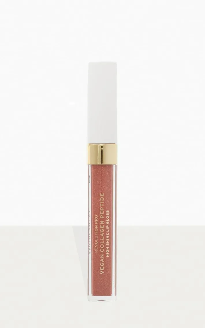 Revolution Pro Vegan Collagen Peptide High Shine Lip Gloss Bella