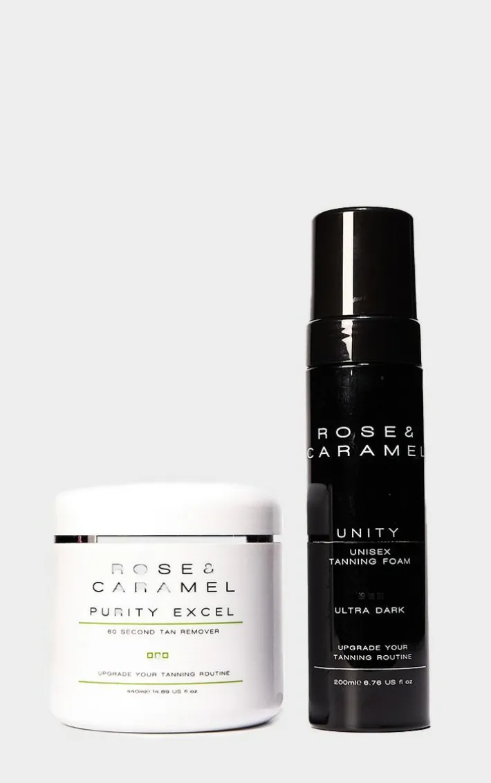 Rose & Caramel Ultra Dark Fake Tan & Removal Scrub Bundle