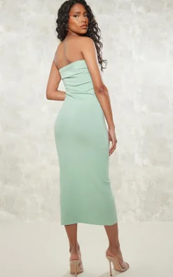 Sage Super Soft Knit Bandeau Dress