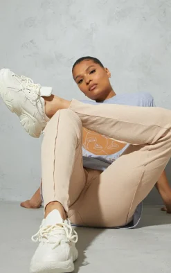 Sand Combat Lace Up Double Sole Chunky Sneakers