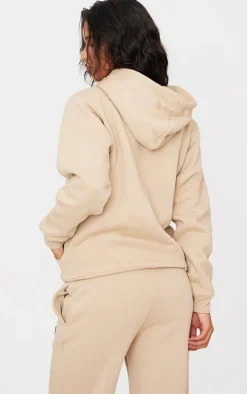 Sand Oversized Fit Sweat Hoodie