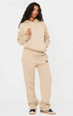 Sand Oversized Fit Sweat Hoodie