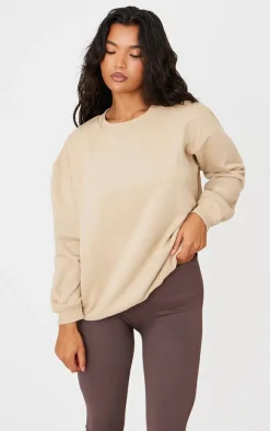Sand Oversized Fit Sweatshirt