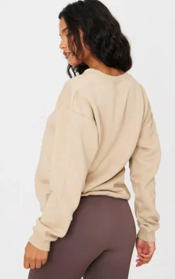 Sand Oversized Fit Sweatshirt