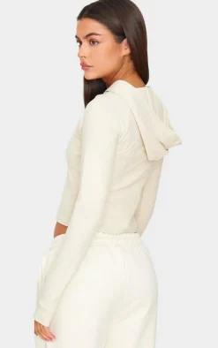 Sand Sculpt Luxe Long Sleeve Hooded Gym Jacket