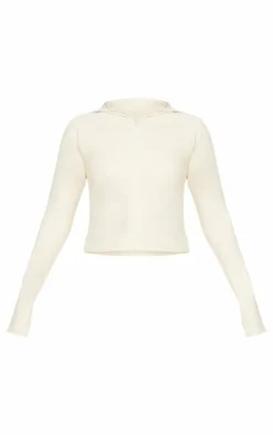 Sand Sculpt Luxe Long Sleeve Hooded Gym Jacket